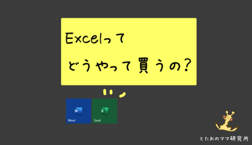 Excelだけ買いたい！どうすればいい？｜エクセルの買い方はメチャクチャわかりやすく言うと2択だよ